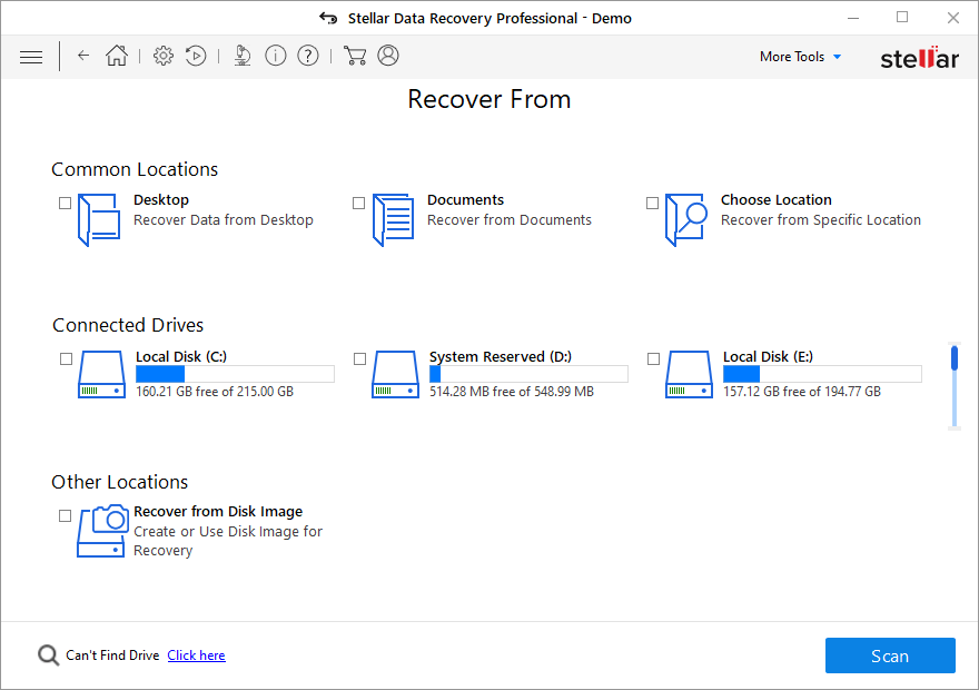 Stellar Data Recovery