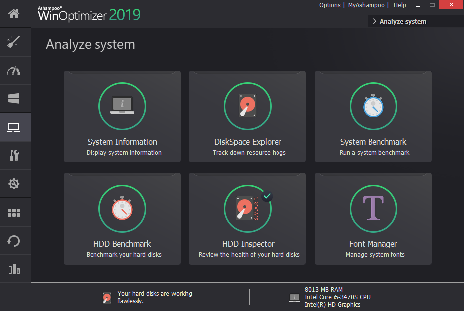 Analyze system