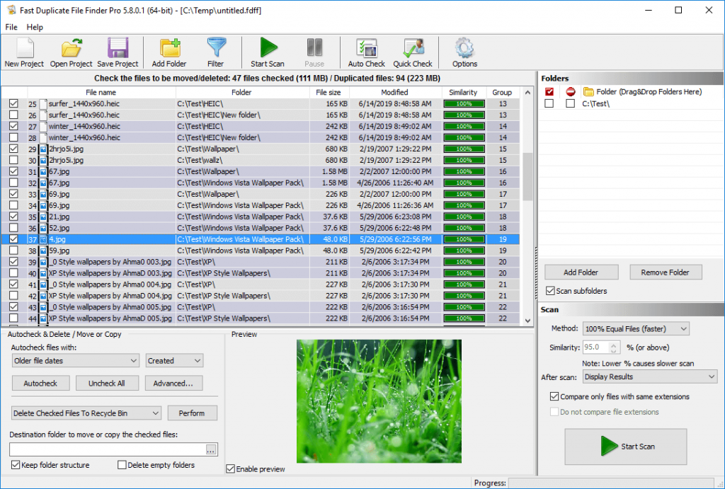 Fast Duplicate File Finder: duplicate photo cleaners