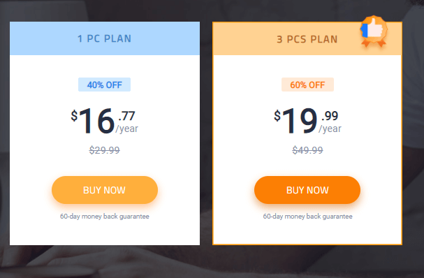 pricing of advanced system care