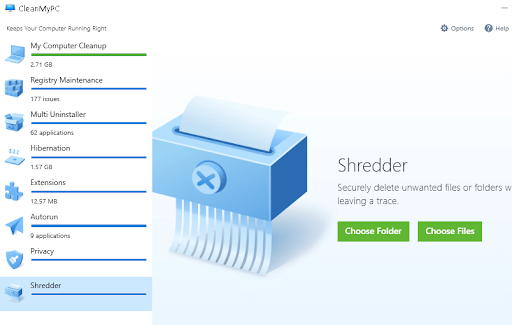 File Shredder, delete an unwanted file