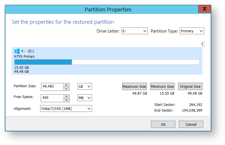 macrium reflect how to clone to specific partition