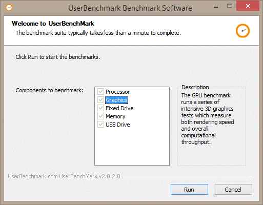 UserBenchmark PC GPU Benchmark Software