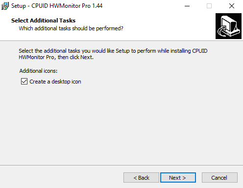 shortcut for CPUID Hardware monitor