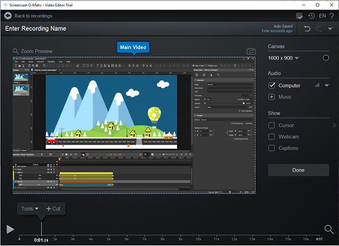 Sceencast-O-Matic-video-editor, desktop screen recorder