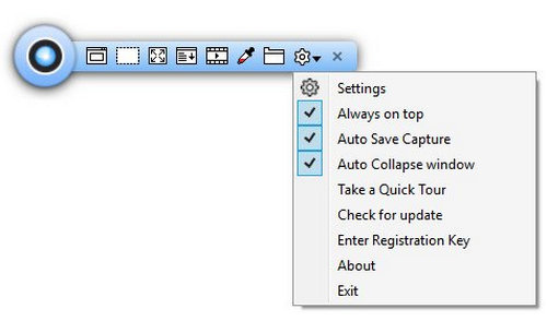 TweakShotScreenCapture, free screen recorder for windows