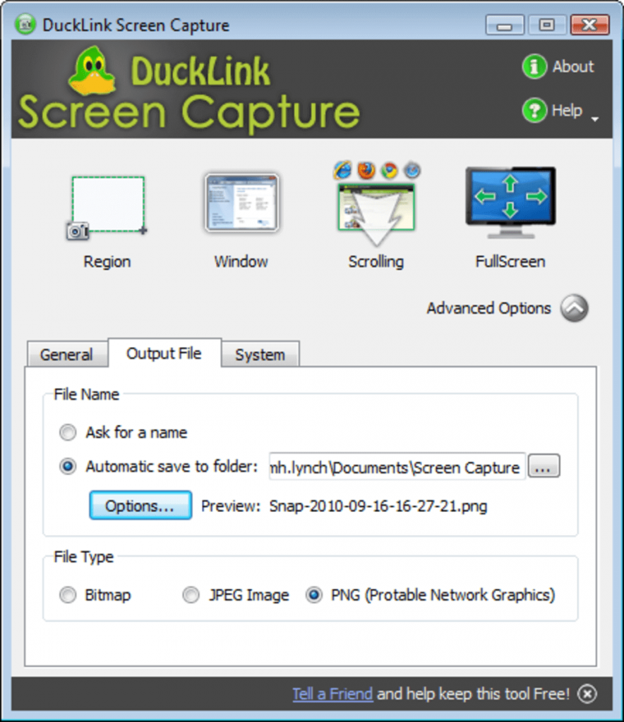 DuckLink Screen Capture – Great Design & Good Usability