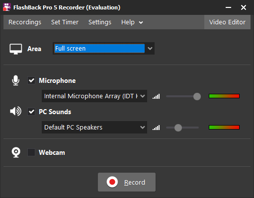 flashback, windows, windows screen recorder with audio