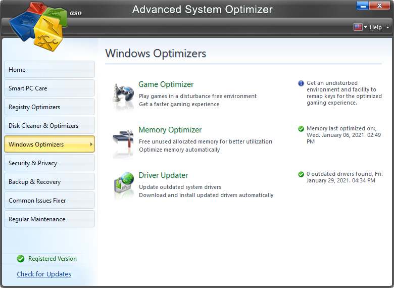 Windows Optimizers