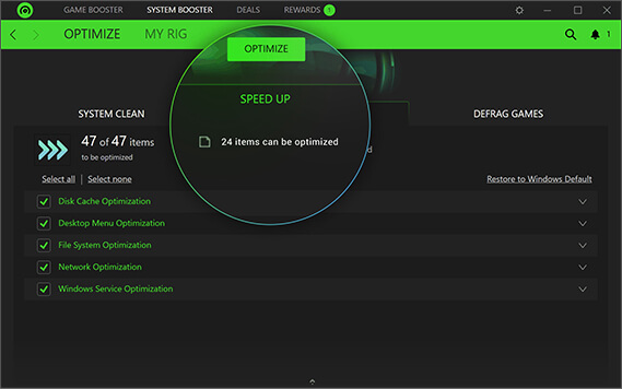 Razer Cortex, best ram booster while gaming