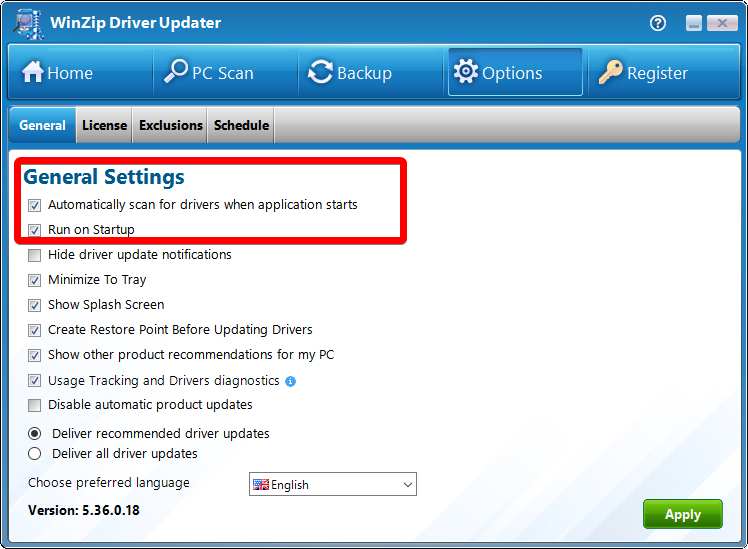 winzip driver updater product key