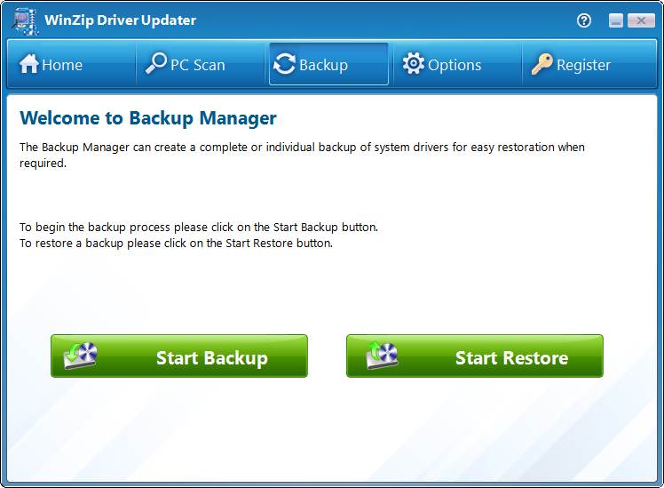 Backup and Restore