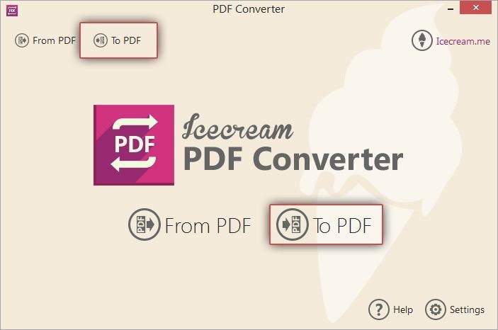 Icecream PDF Converter