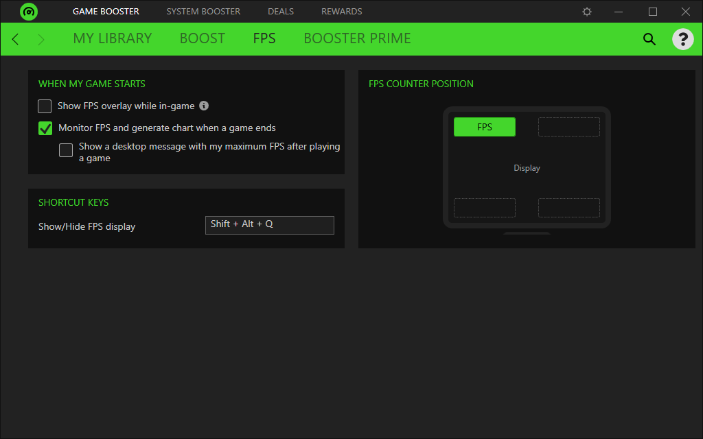 Razer Cortex game booster