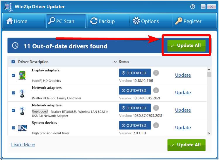 winzip driver updater review cnet