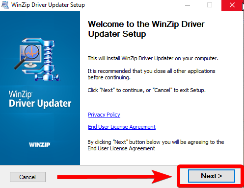 install winzip driver updater