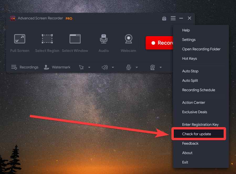 Advanced Screen Recorder updates