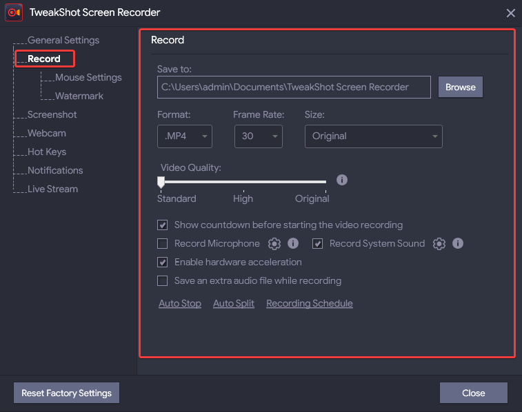 Enable hardware acceleration