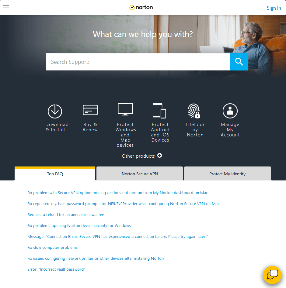 Norton Utilities Premium Customer Support