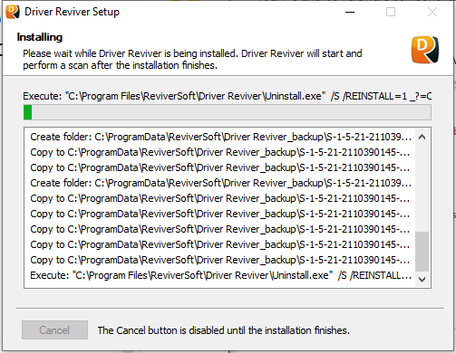 Driver Reviver Installation process