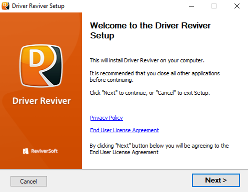 Driver Reviver setup