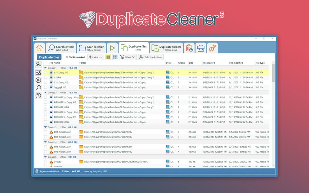 free for mac download Duplicate Cleaner Pro 5.21.2