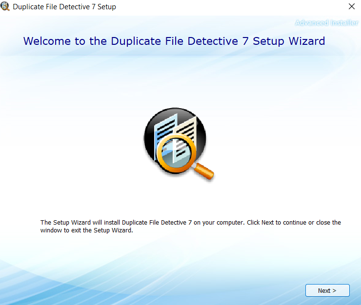 Duplicate File Detective 7 setup