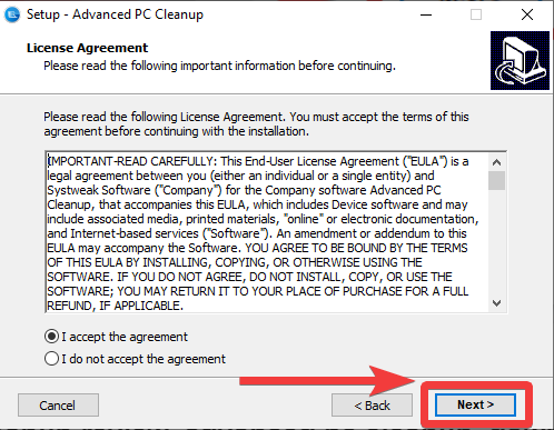 License Agreement of apc