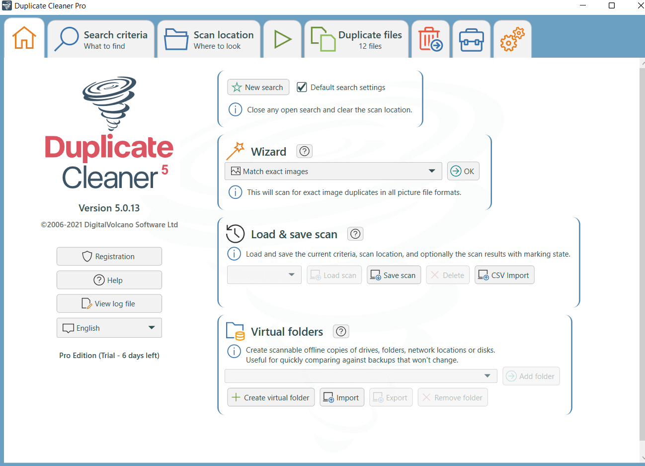 open duplicate sweeper