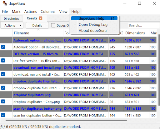 spyware and malware dupeguru