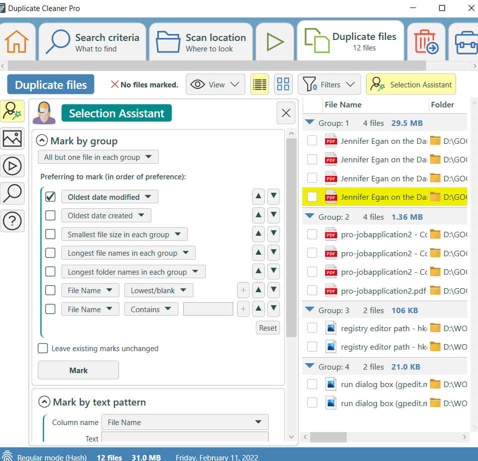 Duplicate Cleaner Pro 5.20.1 for apple download