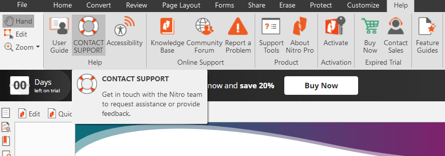 Nitro Pro PDF updates