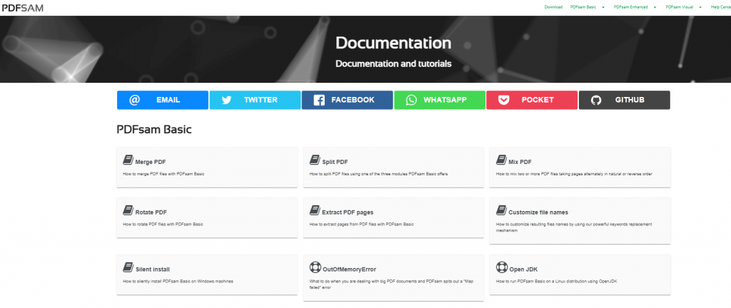 PDFsam Basic Documentation