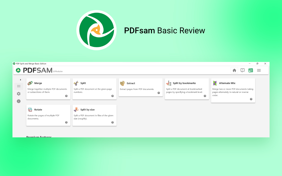PDFsam Basic Review