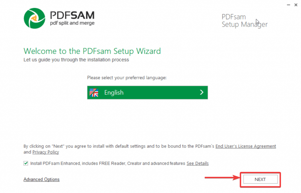 PDFsam Setup Wizard