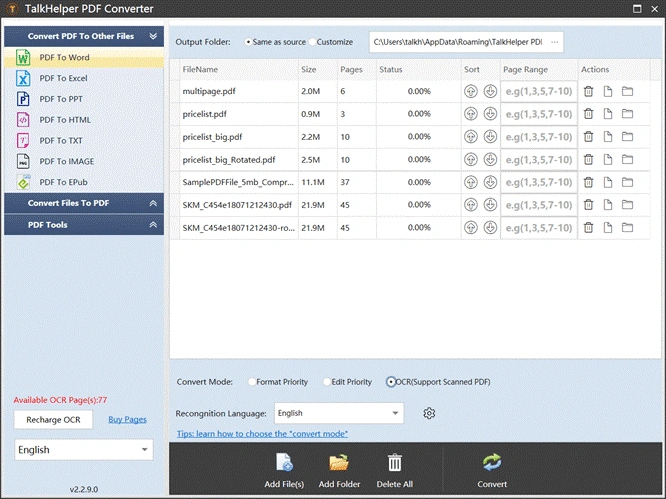 TalkHelper-PDF-Converter
