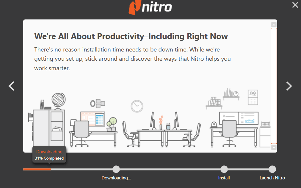 installation process of nitro pro