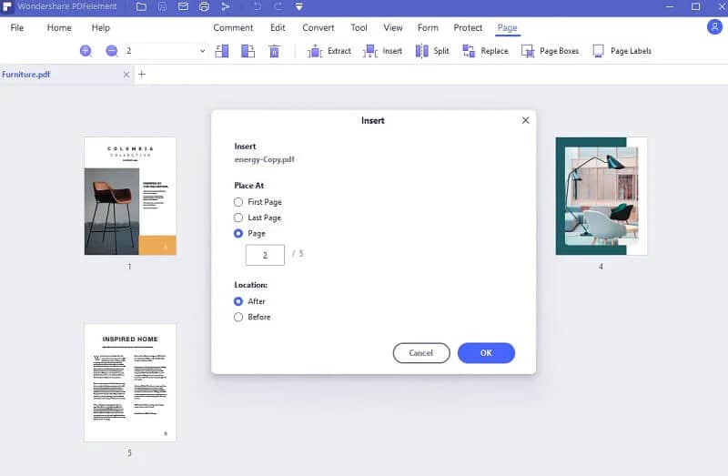 split_and_merge in PDFelement