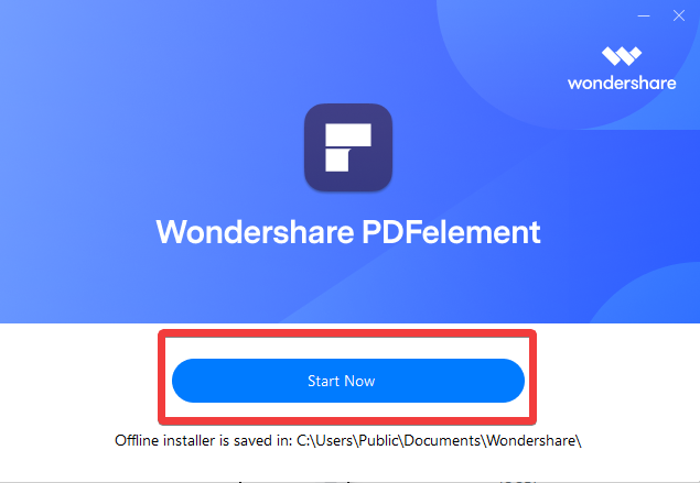 start with pdfelement