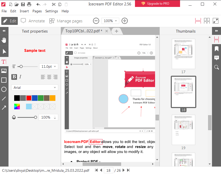 download Icecream PDF Editor Pro 3.15 free