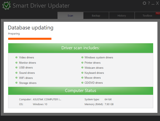 Smart Driver Updater includes