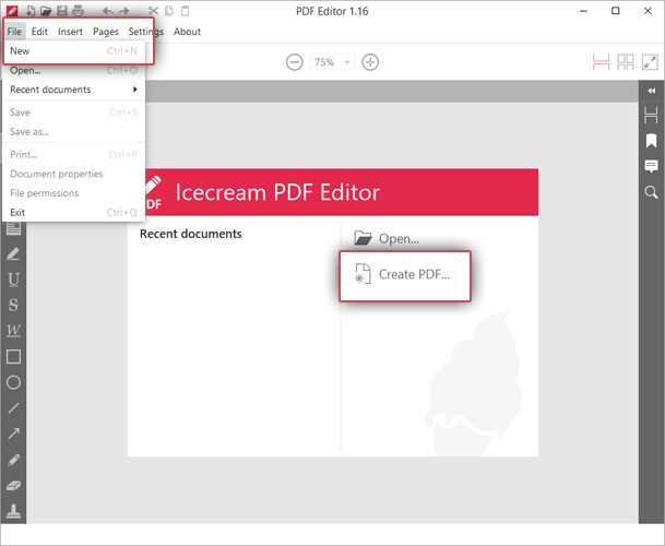 Icecream PDF Editor Pro 3.16 download the new version for ios