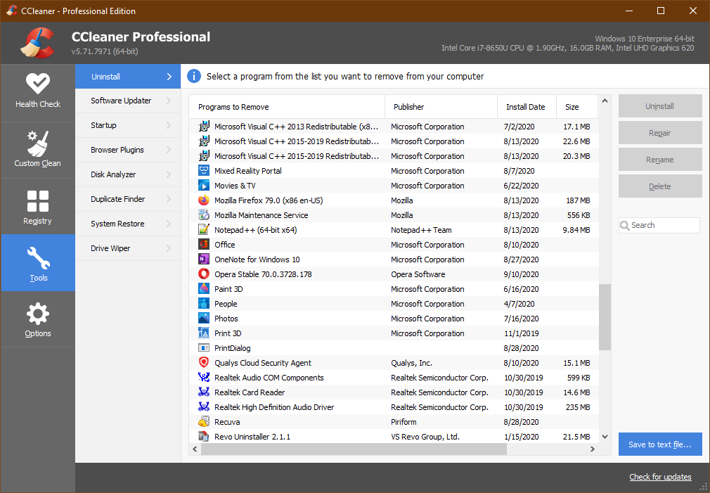 powerful uninstaller windows 10