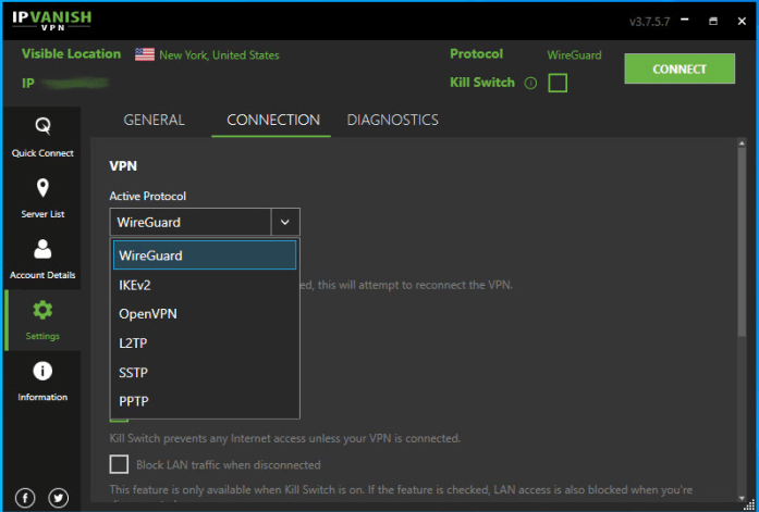 Multiple VPN Protocols