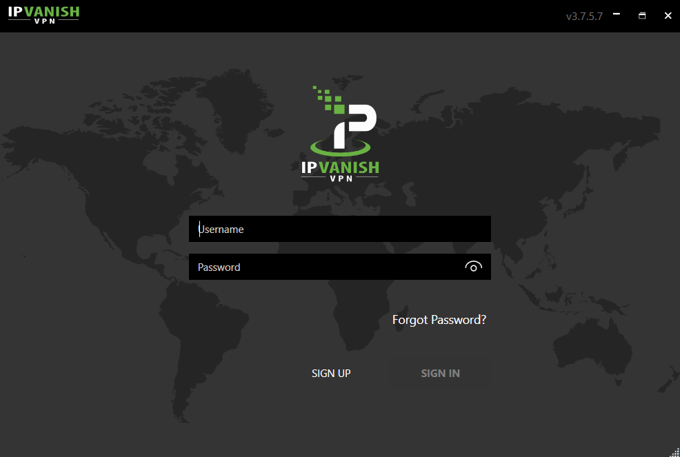 login ipvanish vpn