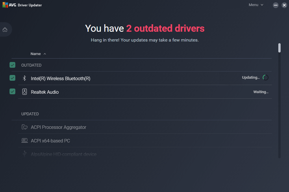 AVG Driver Updater software
