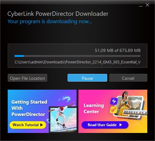 download PowerDirector video editor