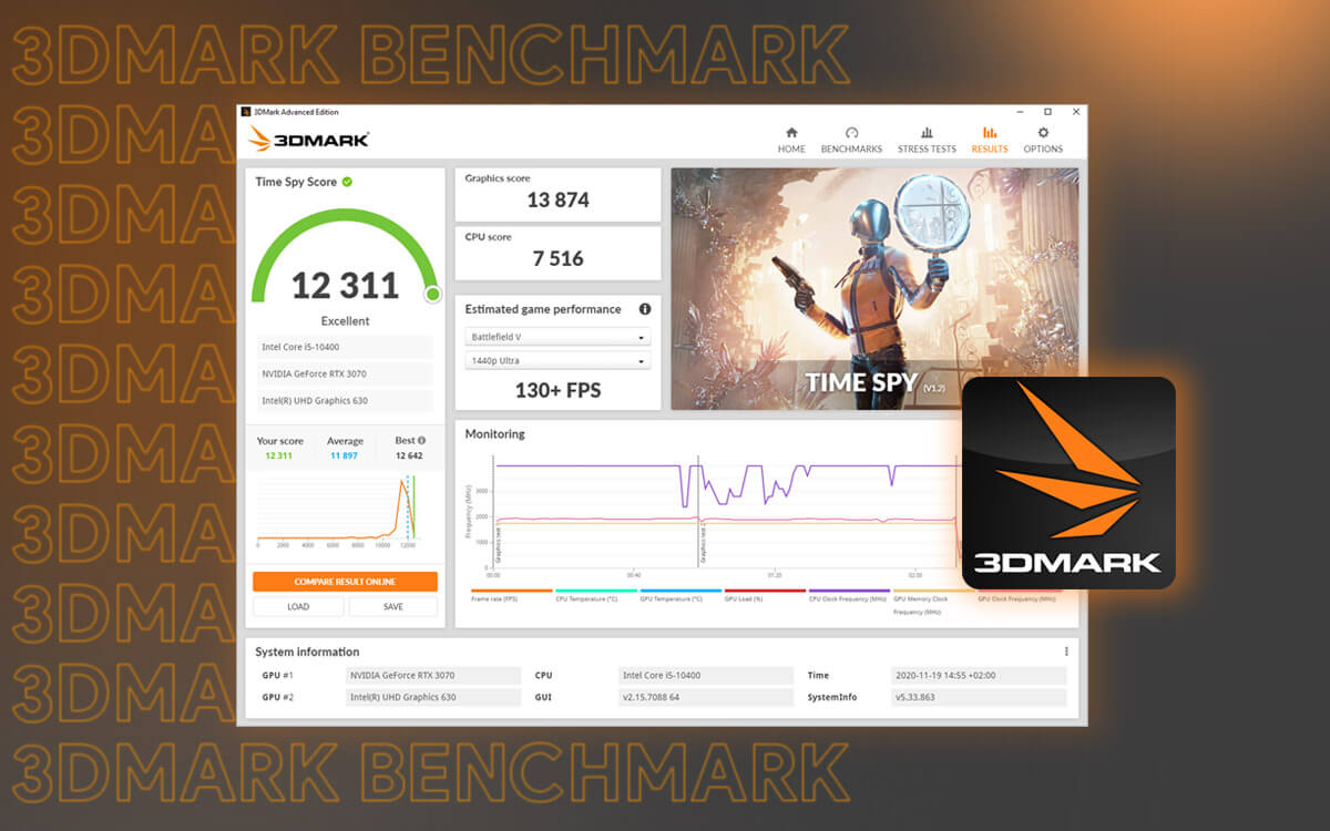 for iphone download 3DMark Benchmark Pro 2.27.8177