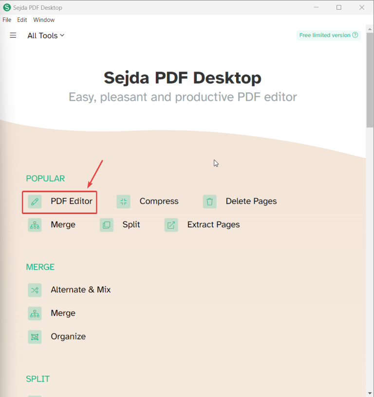 sejda pdf editor