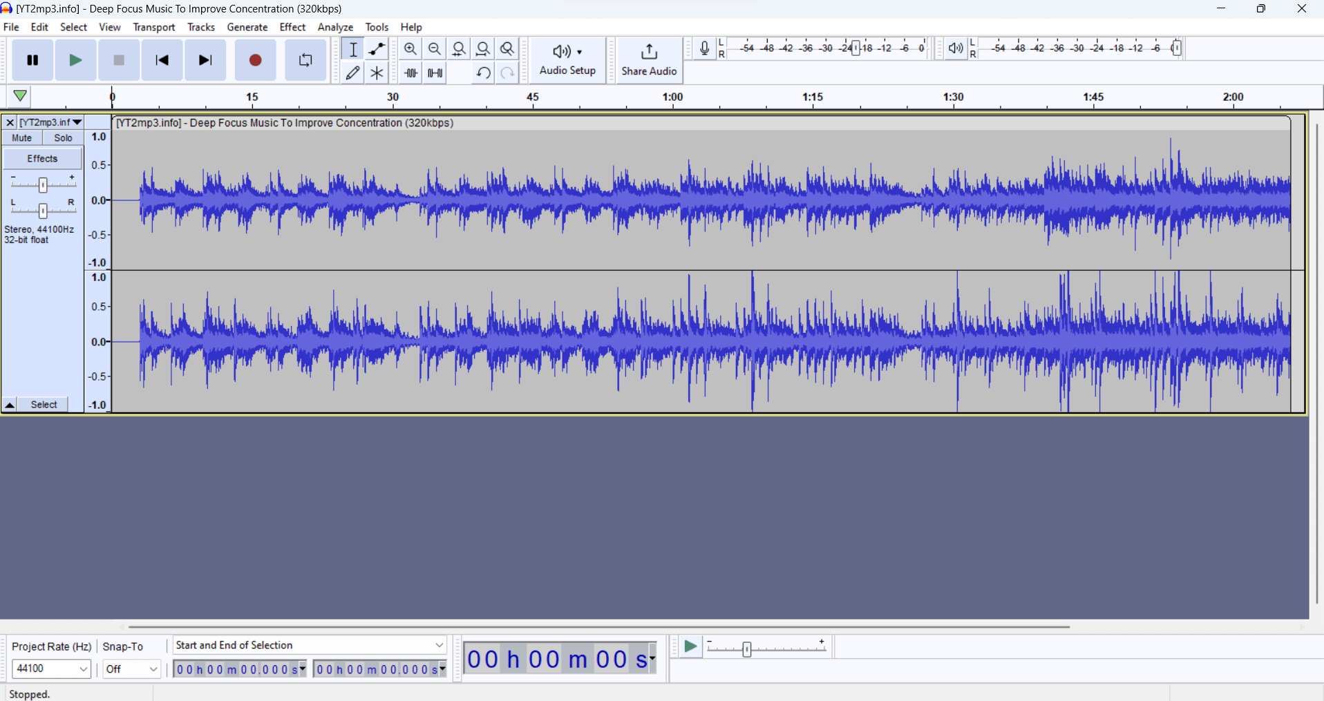 audacity audio editor 
